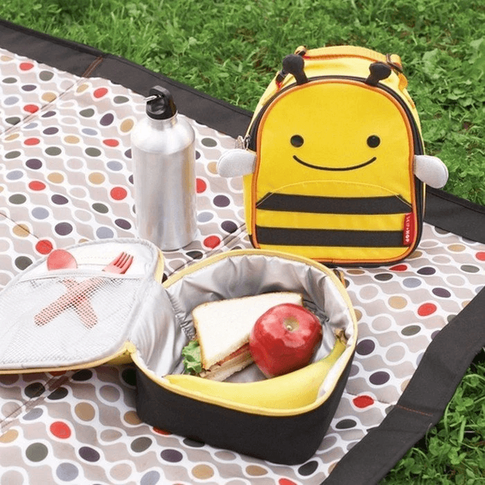 SKIP HOP Zoo Lunchies Insulated Lunch Bag - Bee