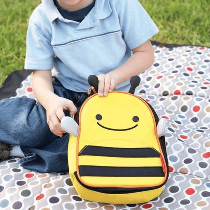 SKIP HOP Zoo Lunchies Insulated Lunch Bag - Bee