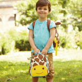 SKIP HOP Zoo Lunchies Insulated Lunch Bag - Giraffe