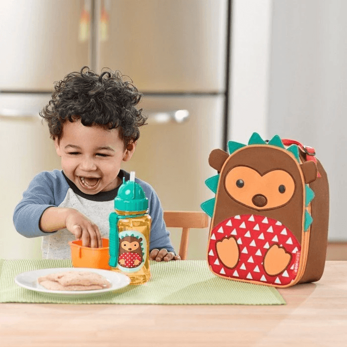 SKIP HOP Zoo Lunchies Insulated Lunch Bag - Hedgehog