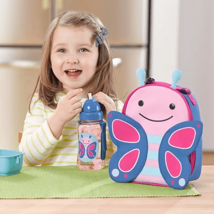 SKIP HOP Zoo Lunchies Insulated Lunch Bag - Butterfly