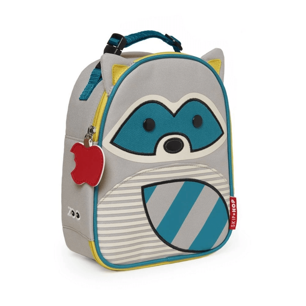 SKIP HOP Zoo Lunchies Insulated Lunch Bag - Raccoon