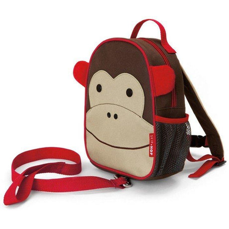 SKIP HOP Zoo Mini Harness Backpack With Rein - Monkey