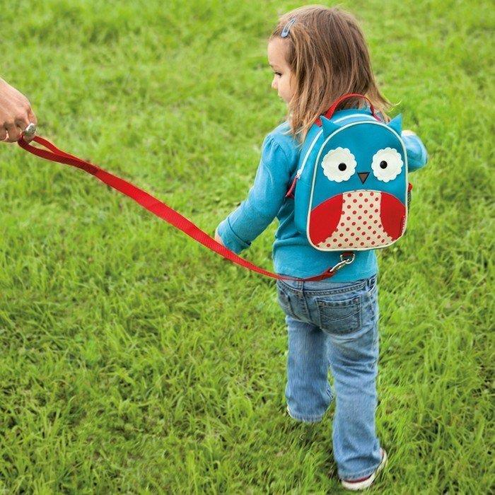 SKIP HOP Zoo Mini Harness Backpack With Rein - Owl