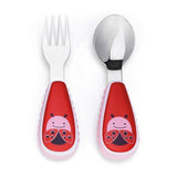 SKIP HOP Zootensils Fork & Spoon - Ladybug