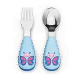 SKIP HOP Zootensils Fork & Spoon - Butterfly