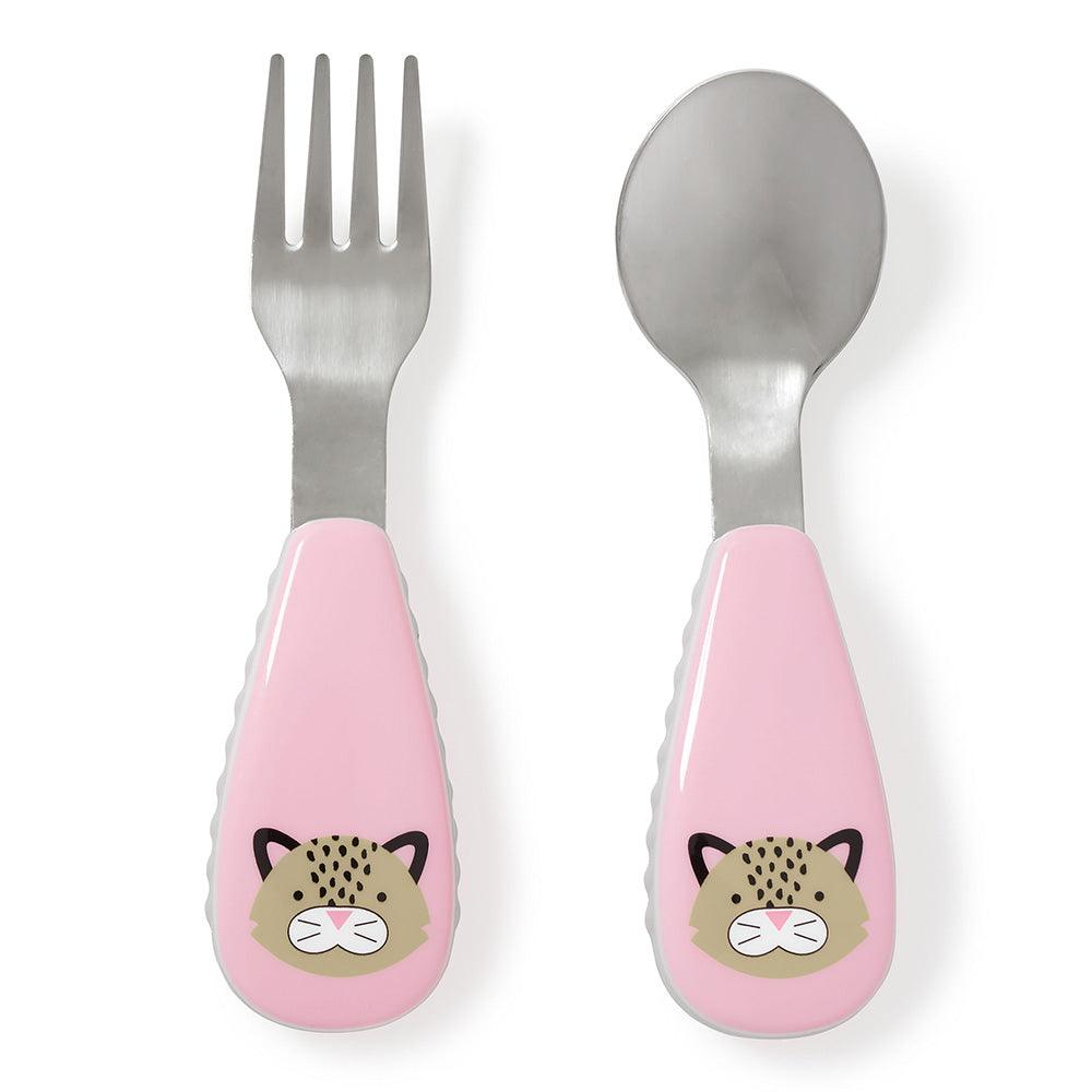 SKIP HOP Zootensils Fork & Spoon - Leopard