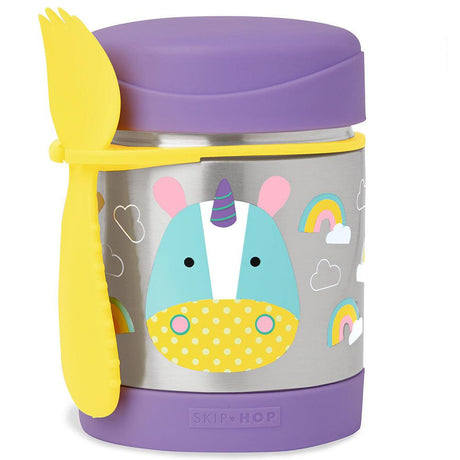 SKIP HOP Zoo Insulated Food Jar-Unicorn