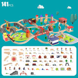 Onshine 141 pcs Train Track City Set