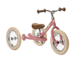 Trybike 2 in 1 Steel Balance Bike - Vintage Pink