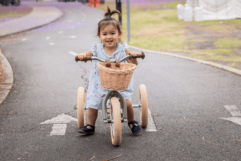 Trybike 2 in 1 Steel Balance Bike - Vintage Green