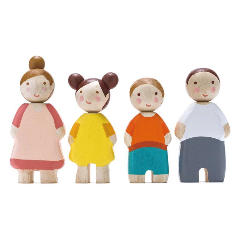 Tender Leaf Toys Wooden Family of Four