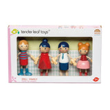 Tender Leaf Toys Wooden Doll Family with Flexible Arms and Legs