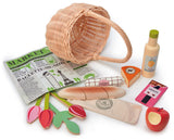 Tender Leaf Toys Wicker Shopping Basket Set