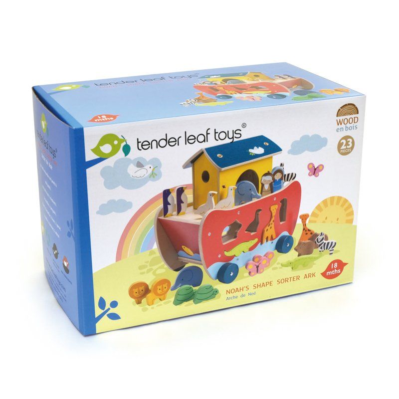 Tender Leaf Toys Noah's Shape Sorter Ark