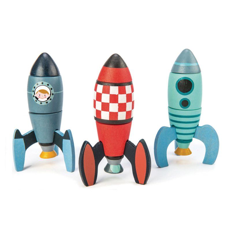 Tender Leaf Toys Rocket Construction Set