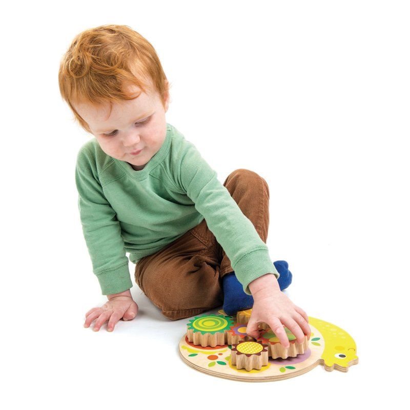 Tender Leaf Toys Snail Whirls Wooden Puzzle