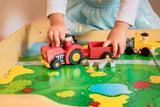 Tender Leaf Toys Wooden Tractor and Trailer