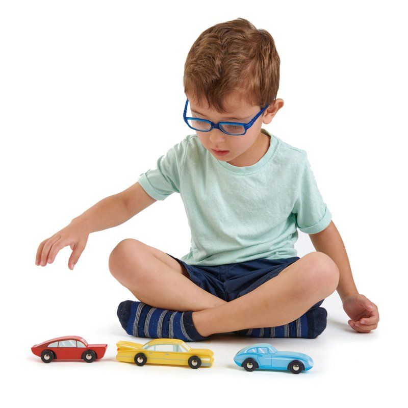 Tender Leaf Toys Wooden Retro Cars Set