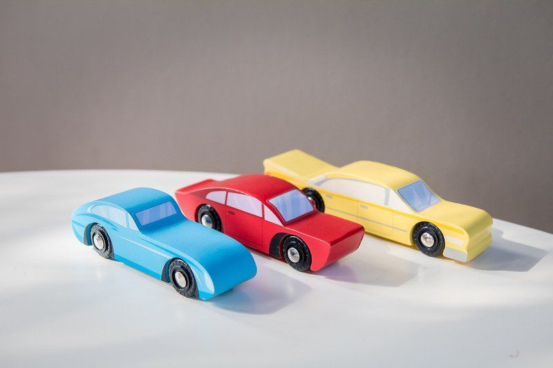 Tender Leaf Toys Wooden Retro Cars Set