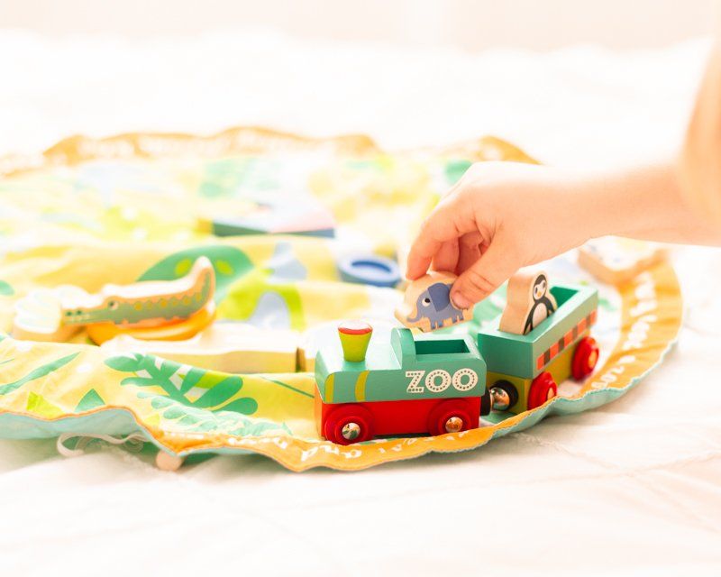 Tender Leaf Toys Safari Park Story Bag Set