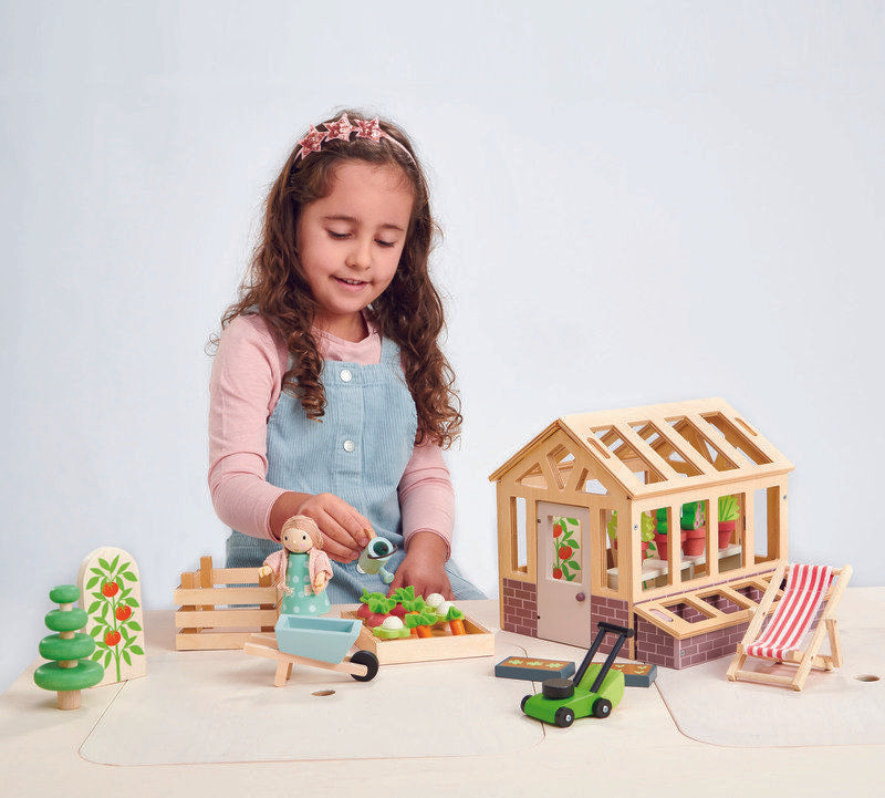 Tender Leaf Toys Greenhouse with Garden Set