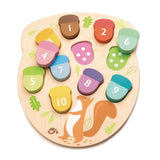 Tender Leaf Toy How Many Acorns Wooden Puzzle