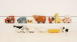 Tender Leaf Toys 1 piece Farmyard Animals Display Shelf Set