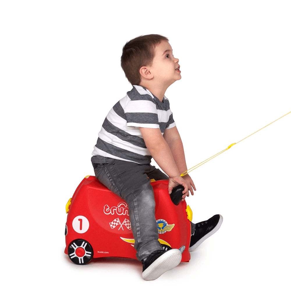 Trunki Ride On Luggage Suitcase - Rocco Race Car