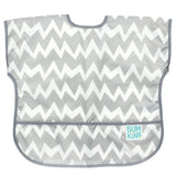 Bumkins Junior Bib - Grey Chevron