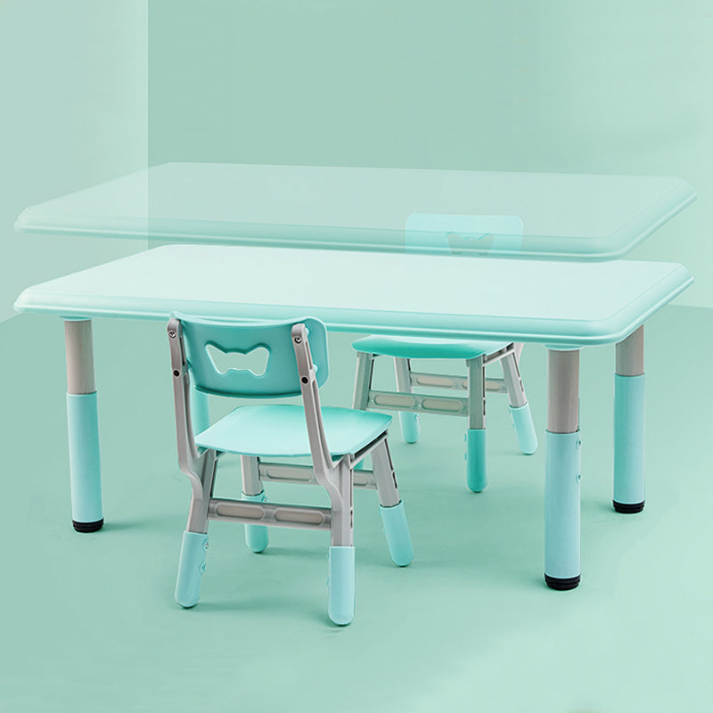 ALL 4 KIDS Alex Height Adjustable Table with 2 Chairs - Blue