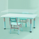 ALL 4 KIDS Alex Height Adjustable Table with 2 Chairs - Blue